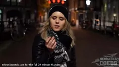 Play Skinny Latvian Model's Wild Night in Amsterdam