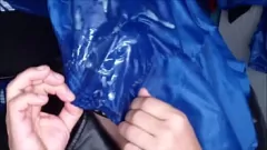Reproducir Compilación de satin fetiche fútbol Shorts - Acción de comer y semen para comer