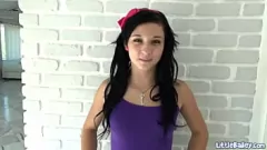 Play Petite Brunette Teen Bailey's Steamy Solo Pole Dance and Pussy Play